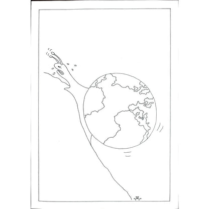 Morteza Azarkheil 29x21cm Orijinal Karikatür BOD02816