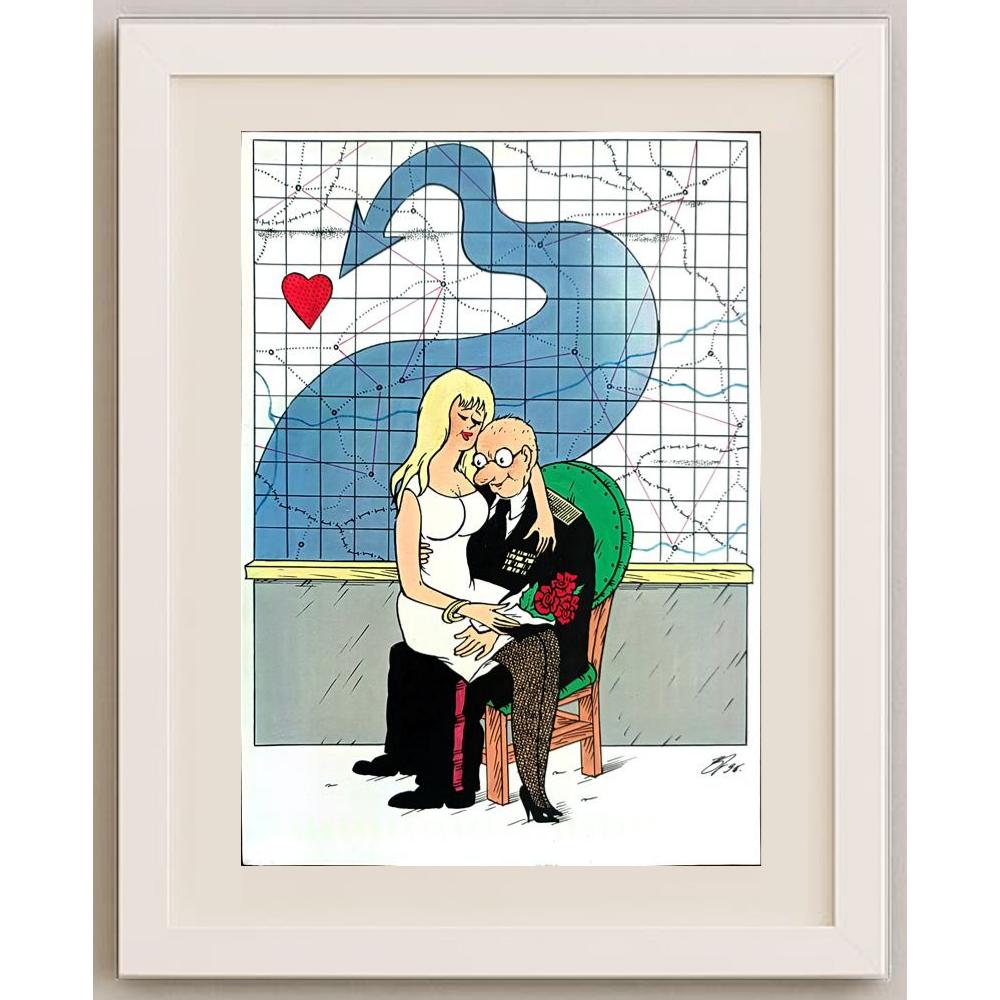 Semerenko Vladimir 29x21cm Orijinal Karikatür BOD02821