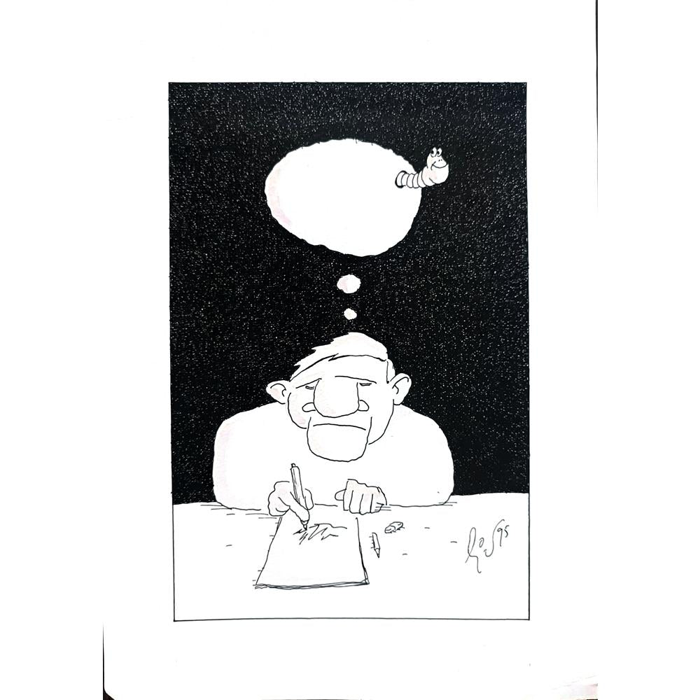 Liviu Pencea 29x21cm Orijinal Karikatür BOD02826