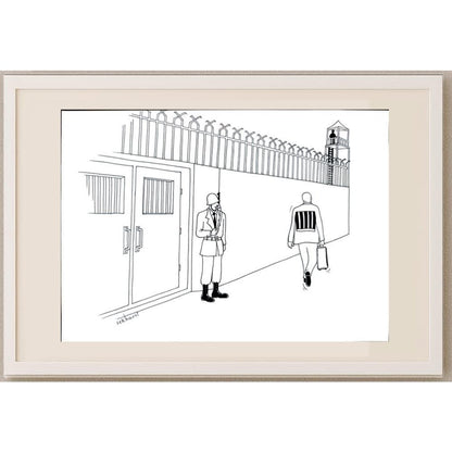 Sekhavti 29x21cm Orijinal Karikatür BOD02828