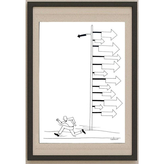 Sekhavti 29x21cm Orijinal Karikatür BOD02829