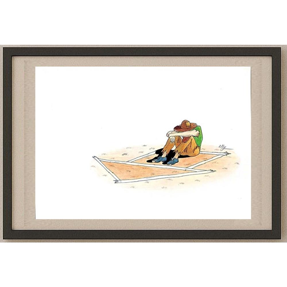 Majid Maghsoodi 29x21cm Orijinal Karikatür BOD02833