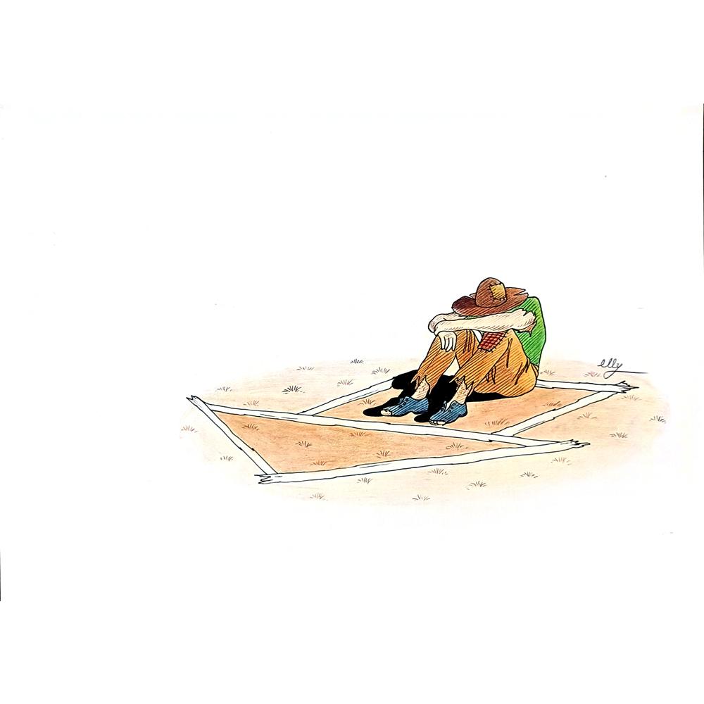 Majid Maghsoodi 29x21cm Orijinal Karikatür BOD02833