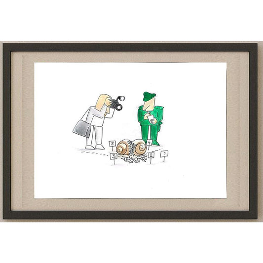 Lubica Konkova 29x21cm Orijinal Karikatür BOD02841