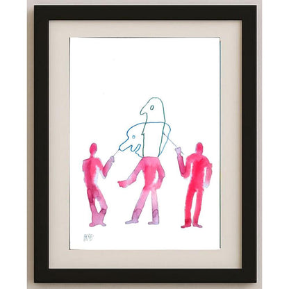 Fedor Kritovak 29x21cm Orijinal Karikatür BOD02845