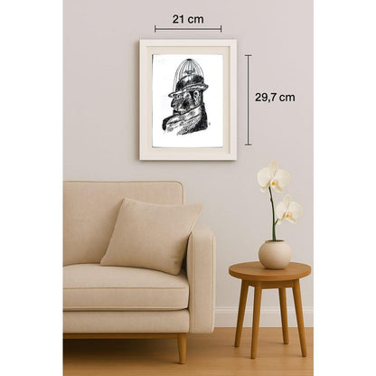 Karim Karımi Zadeh 29x21cm Orijinal Karikatür BOD02855