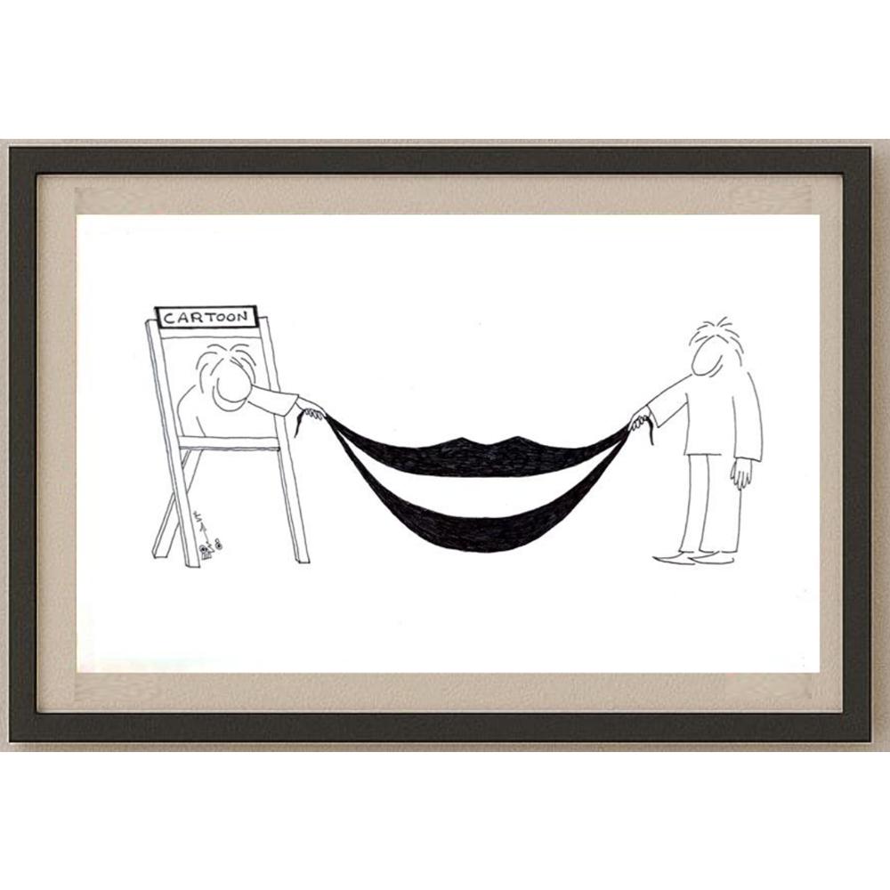 Sina Valiollah 29x21cm Orijinal Karikatür BOD02859
