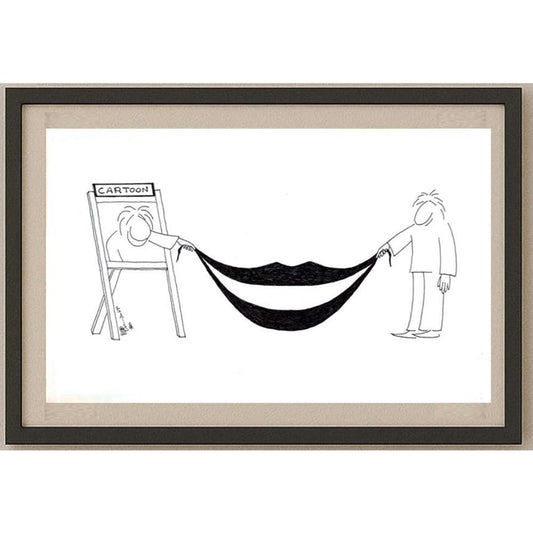 Sina Valiollah 29x21cm Orijinal Karikatür BOD02859