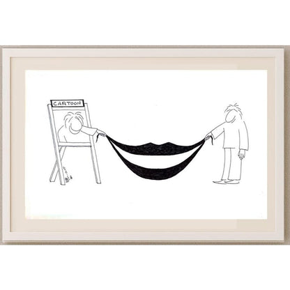 Sina Valiollah 29x21cm Orijinal Karikatür BOD02859