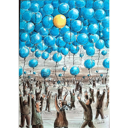 Todorovic Bobisa 29x21cm Orijinal Karikatür BOD02868