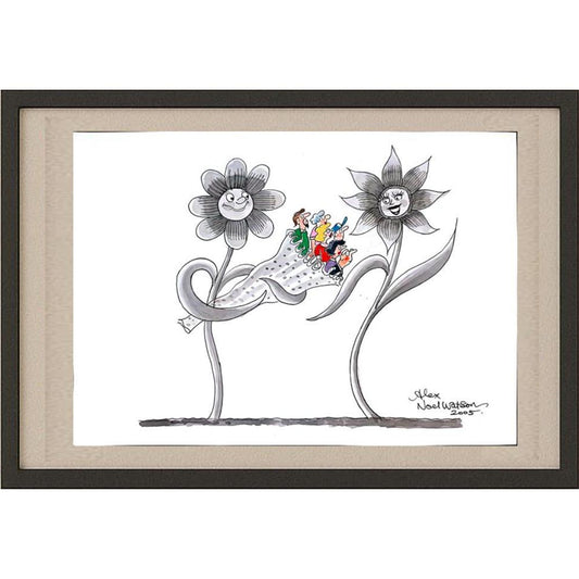 Alex Noel Watson 29x21cm Orijinal Karikatür BOD02869