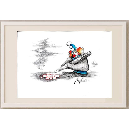 Kazo Kanala 43x30cm Orijinal Karikatür BOD02876