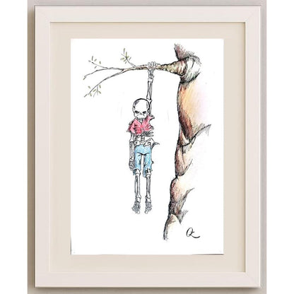 Unknown 35x25cm Orijinal Karikatür BOD02883