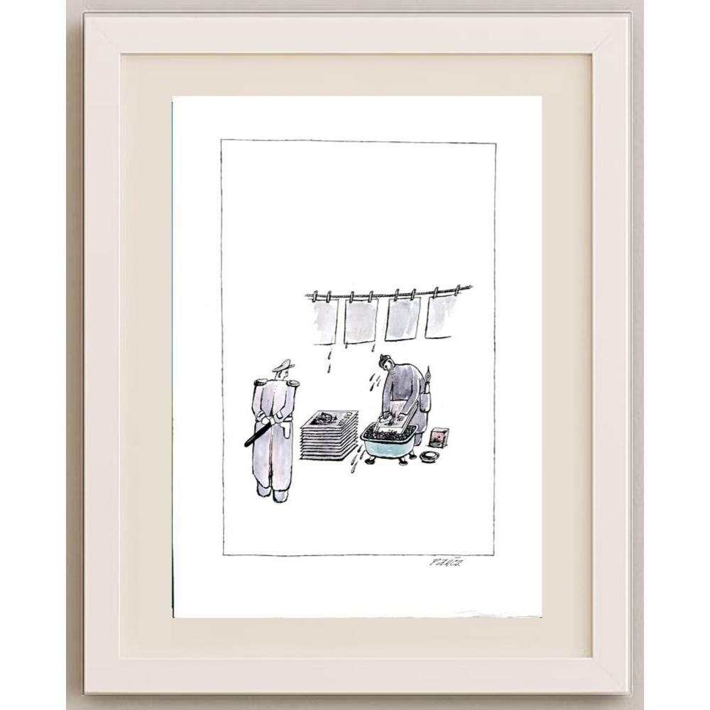 Milos Panig Pango 43x30cm Orijinal Karikatür BOD02885