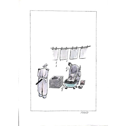 Milos Panig Pango 43x30cm Orijinal Karikatür BOD02885