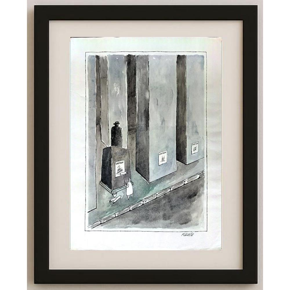 Milos Panig Pango 43x30cm Orijinal Karikatür BOD02886