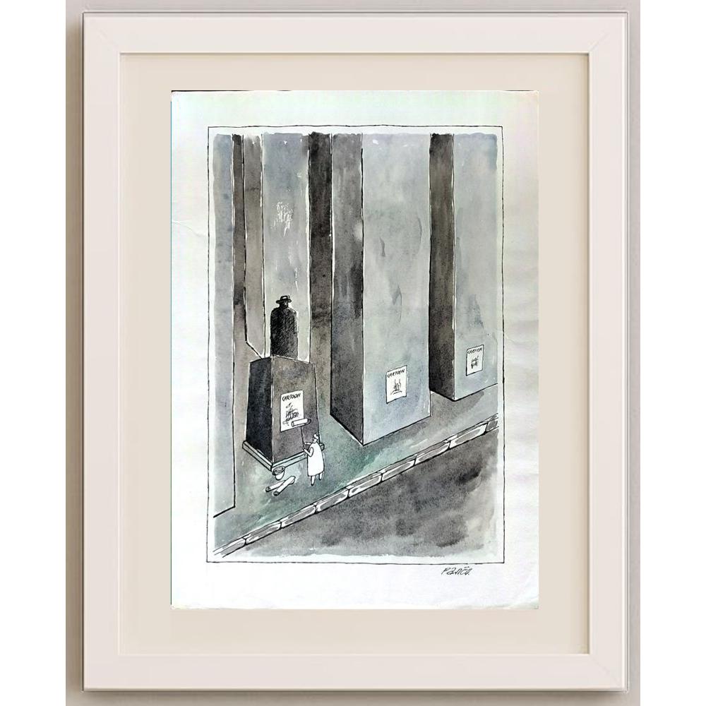 Milos Panig Pango 43x30cm Orijinal Karikatür BOD02886
