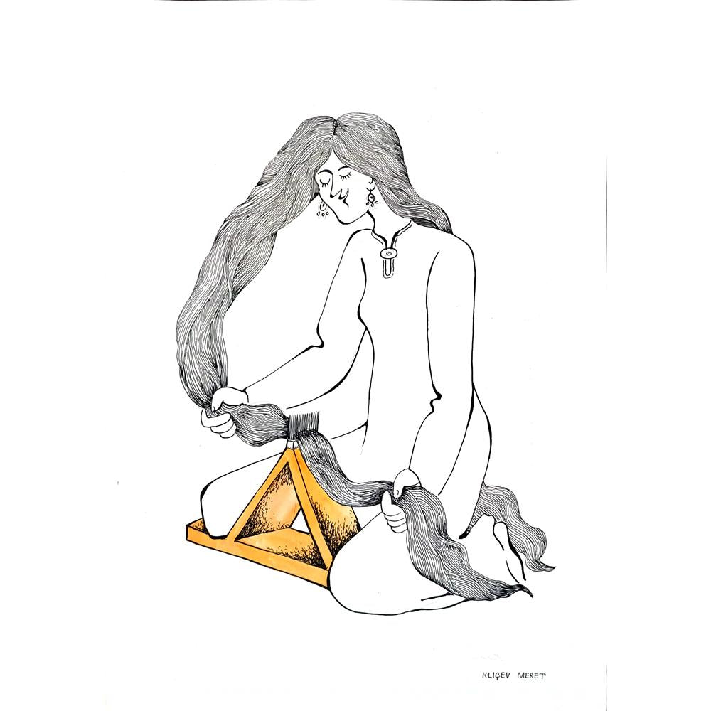 Meret Klıçev 43x30cm Orijinal Karikatür BOD02895