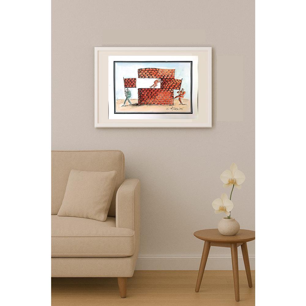 Gheorghita Ghinea Uriasu 43x30cm Orijinal Karikatür BOD02896
