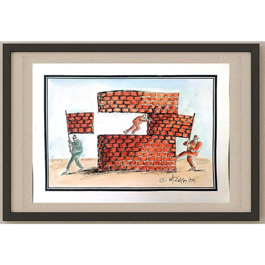 Gheorghita Ghinea Uriasu 43x30cm Orijinal Karikatür BOD02896