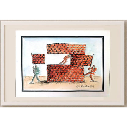 Gheorghita Ghinea Uriasu 43x30cm Orijinal Karikatür BOD02896