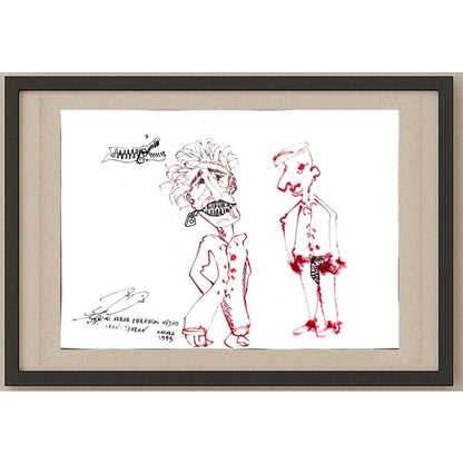 Ali Akbar Ebrahimi Nejad 35x25cm Orijinal Karikatür BOD02906