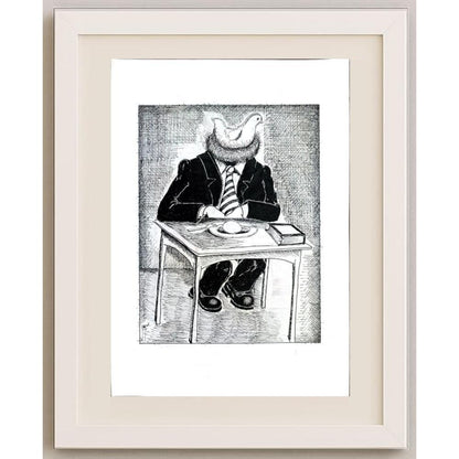 Akbar Nabi Chenany 35x25cm Orijinal Karikatür BOD02908