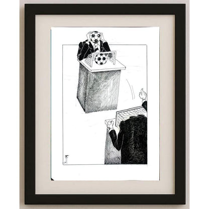 Akbar Nabi Chenany 35x25cm Orijinal Karikatür BOD02909