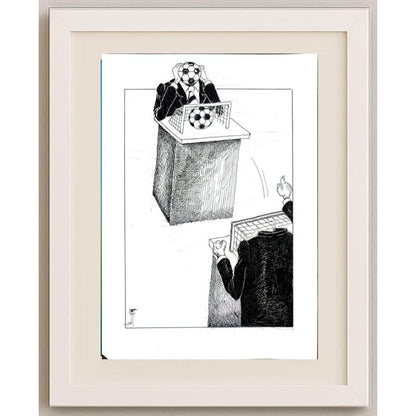 Akbar Nabi Chenany 35x25cm Orijinal Karikatür BOD02909