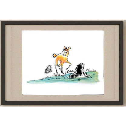 Mohammed Fiezabadi 35x30cm Orijinal Karikatür BOD02914
