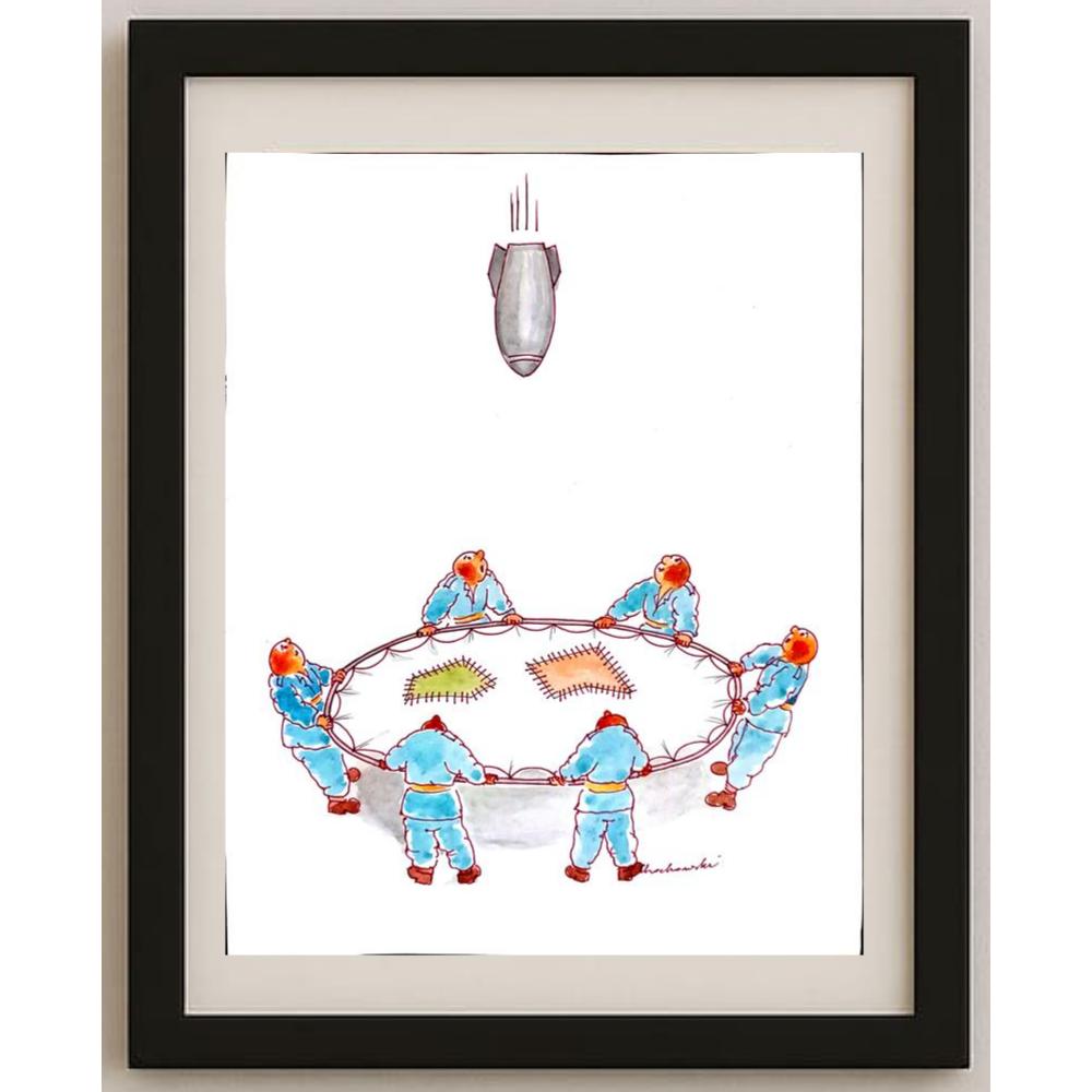 Jan Chochowski 35x25cm Orijinal Karikatür BOD02916