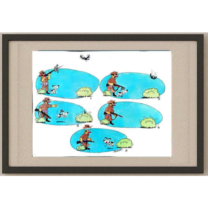Piroozi Moghaddam Saddastgah 35x25cm Orijinal Karikatür BOD02918