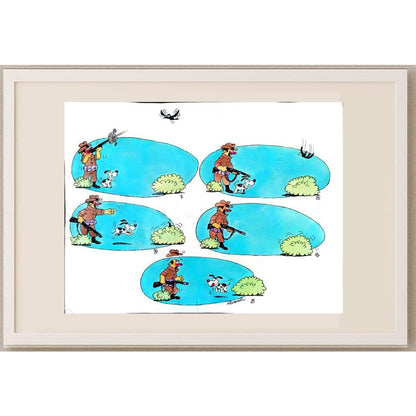 Piroozi Moghaddam Saddastgah 35x25cm Orijinal Karikatür BOD02918