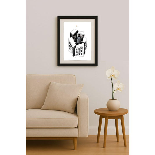 Milos Panig Pango 38x28cm Orijinal Karikatür BOD02920