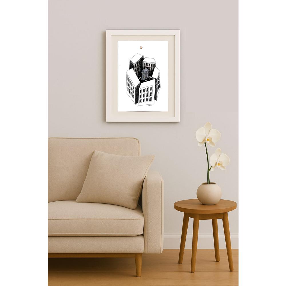 Milos Panig Pango 38x28cm Orijinal Karikatür BOD02920