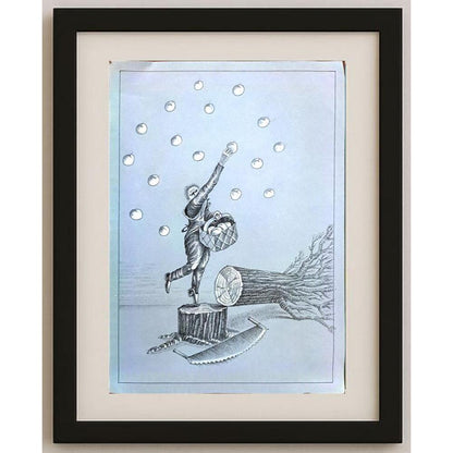 Vladimir Khakhanov 29x21cm Orijinal Karikatür BOD02925