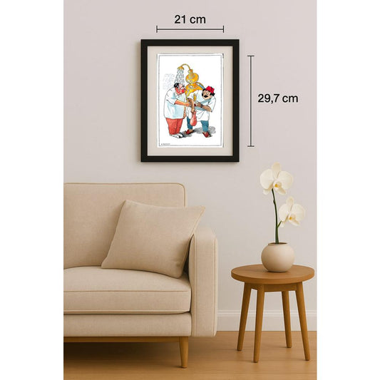Valentin Durizhinin 29x21cm Orijinal Karikatür BOD02926