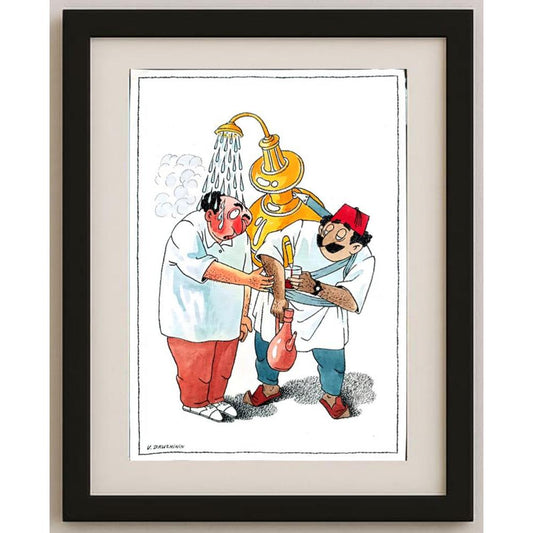 Valentin Durizhinin 29x21cm Orijinal Karikatür BOD02926