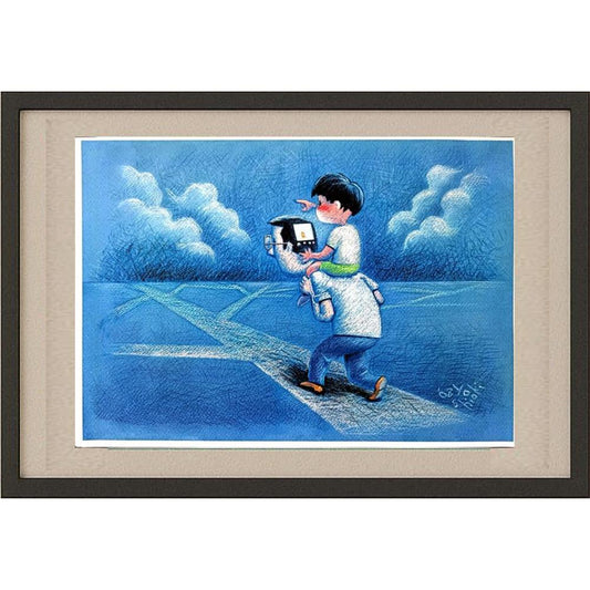 Yoshiaki Yokota 29x21cm Orijinal Karikatür BOD02927