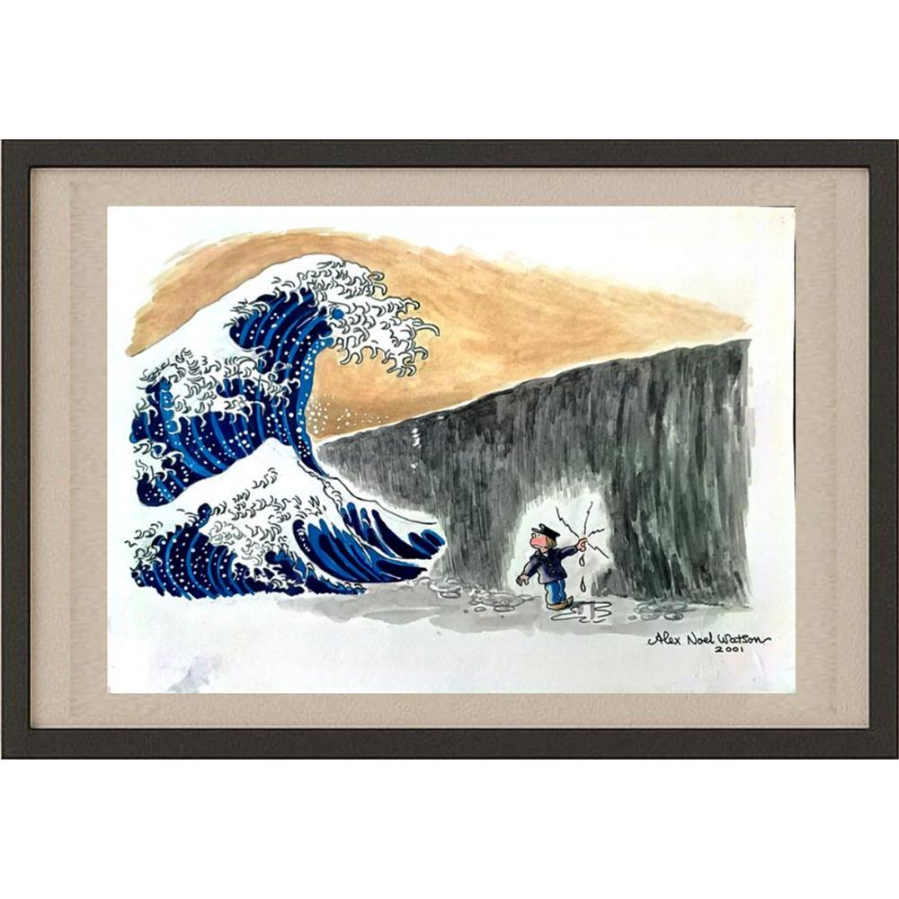 Alex Noel Watson 29x21cm Orijinal Karikatür BOD02928