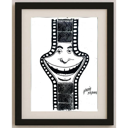 Kadir Canlı 29x21cm Orijinal Karikatür BOD02931