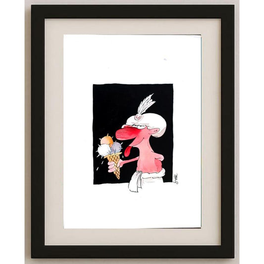 Steffen Jahsnowski 29x21cm Orijinal Karikatür BOD02933