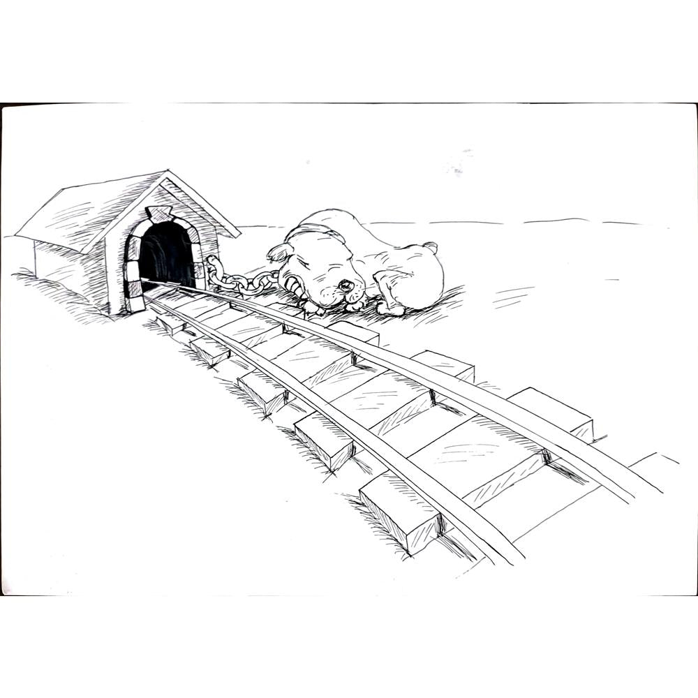 Tsvetelina Tsenkova 29x21cm Orijinal Karikatür BOD02936