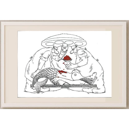 Anatolij Orekhov 29x21cm Orijinal Karikatür BOD02939