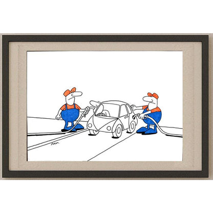 Anton Kotreba 29x21cm Orijinal Karikatür BOD02943