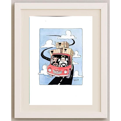 Vladimir İvanov 29x21cm Orijinal Karikatür BOD02945