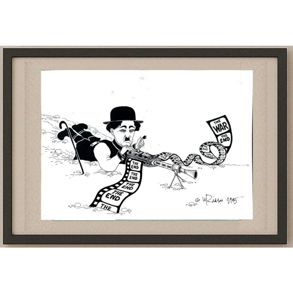 Gheorghita Ghinea Uriasu 29x21cm Orijinal Karikatür BOD02948