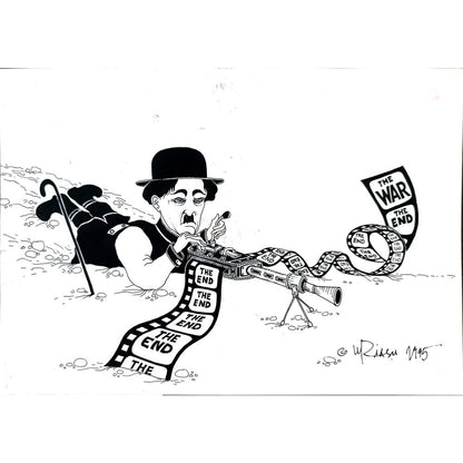 Gheorghita Ghinea Uriasu 29x21cm Orijinal Karikatür BOD02948
