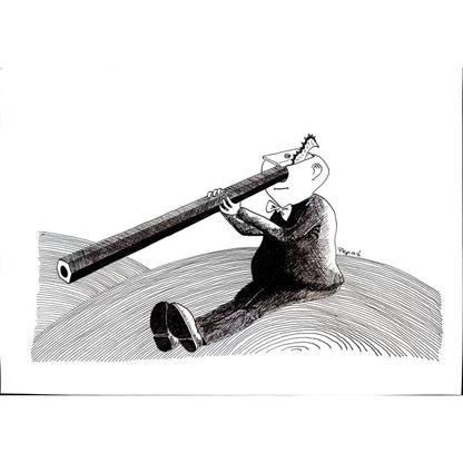 Grzegorz Pepas 29x21cm Orijinal Karikatür BOD02957