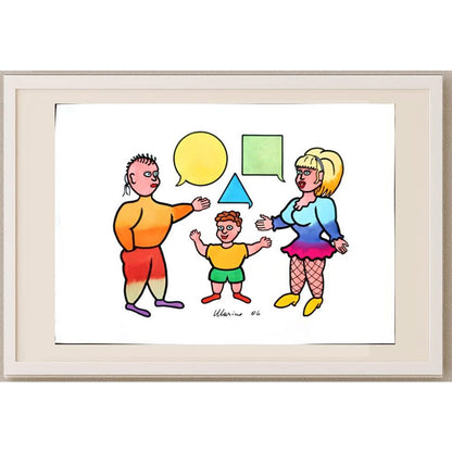 Marino Tarizzo 29x21cm Orijinal Karikatür BOD02958